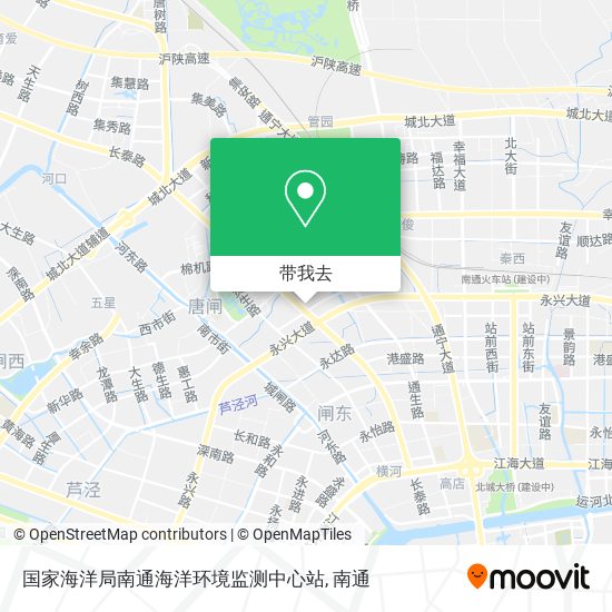 国家海洋局南通海洋环境监测中心站地图