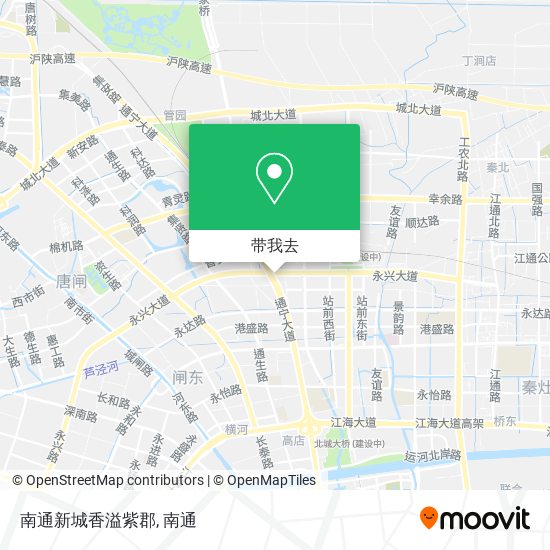 南通新城香溢紫郡地图
