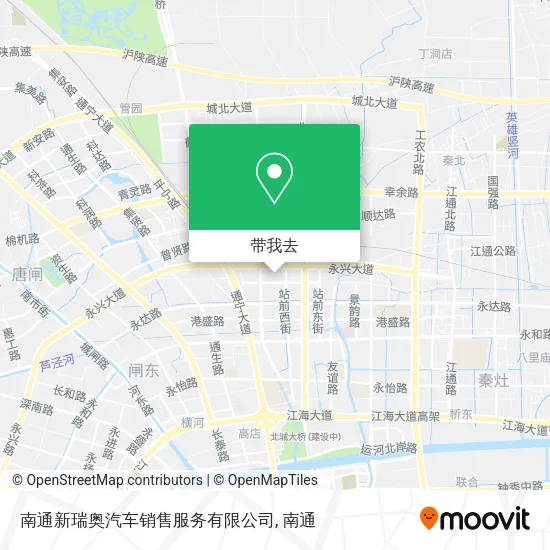 南通新瑞奥汽车销售服务有限公司地图