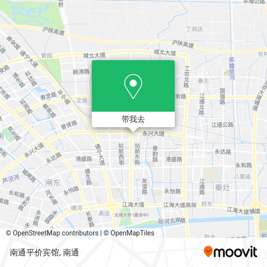 南通平价宾馆地图