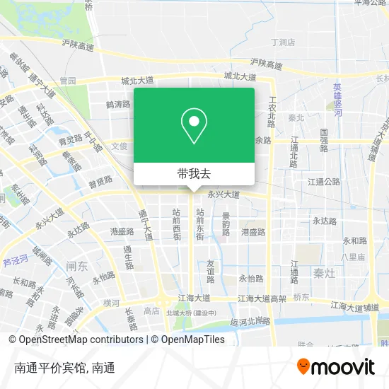 南通平价宾馆地图