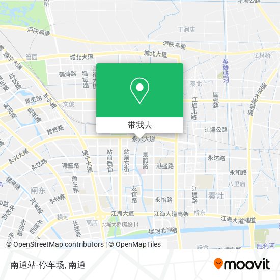 南通站-停车场地图