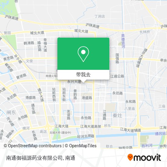 南通御福源药业有限公司地图