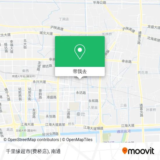 千里缘超市(费桥店)地图