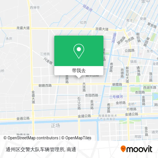 通州区交警大队车辆管理所地图