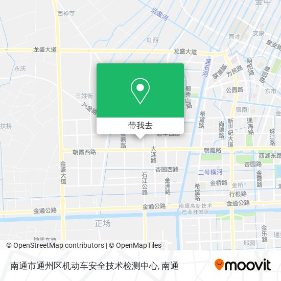 南通市通州区机动车安全技术检测中心地图