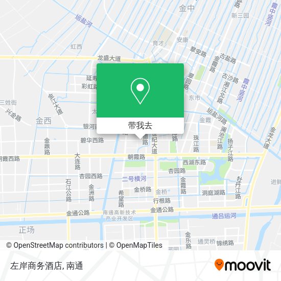 左岸商务酒店地图