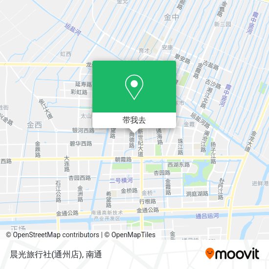 晨光旅行社(通州店)地图