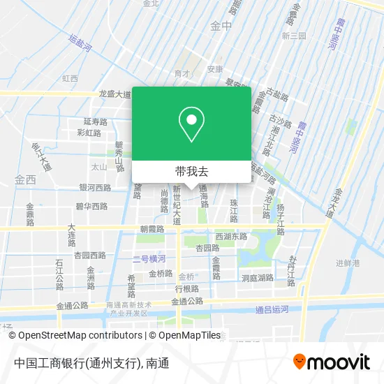 中国工商银行(通州支行)地图