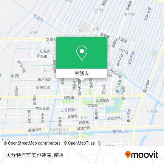 贝舒特汽车美容装潢地图