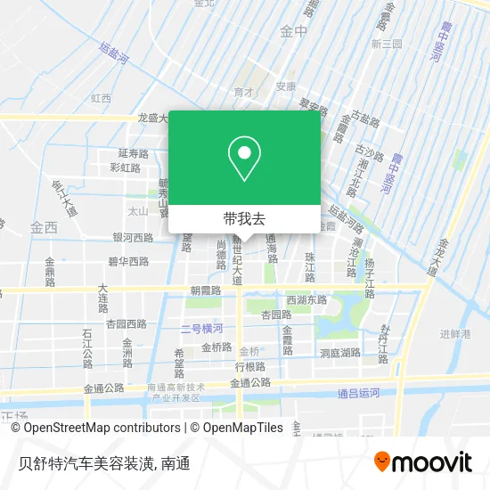 贝舒特汽车美容装潢地图