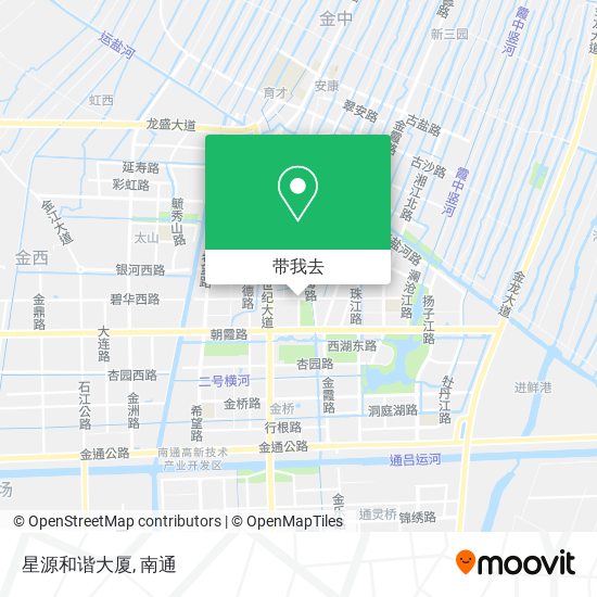 星源和谐大厦地图