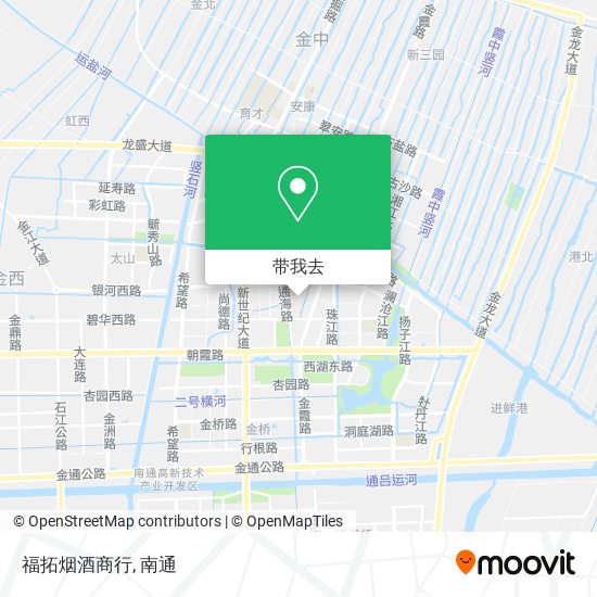 福拓烟酒商行地图