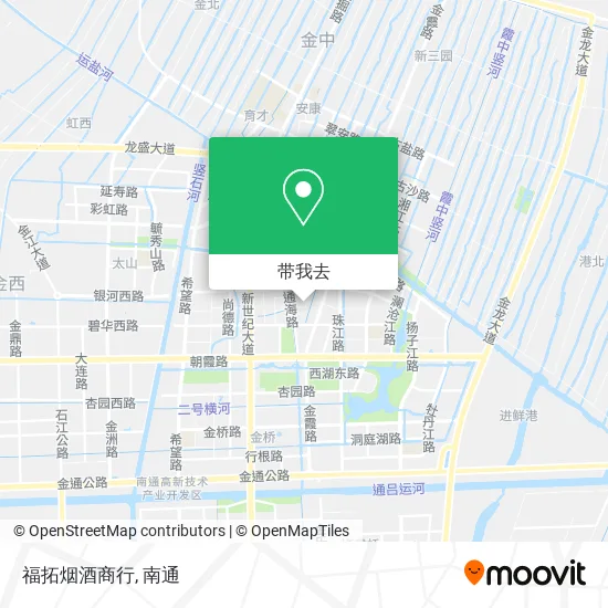 福拓烟酒商行地图