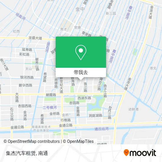 集杰汽车租赁地图