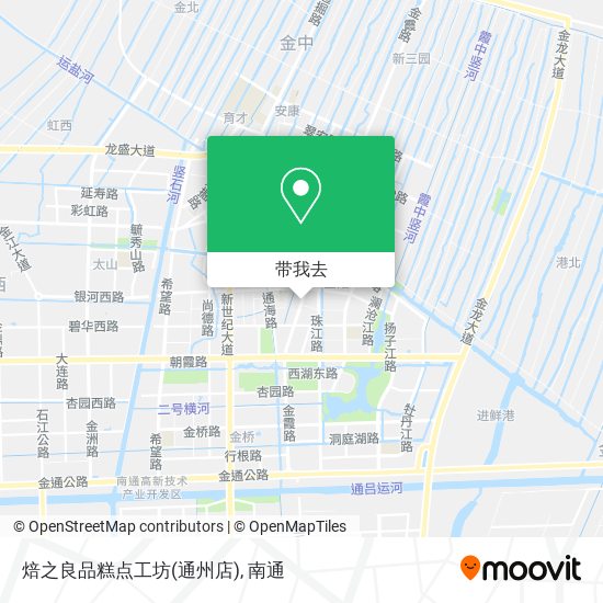 焙之良品糕点工坊(通州店)地图