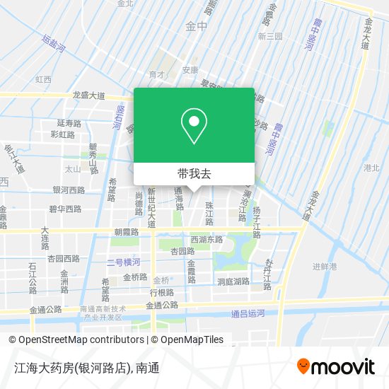 江海大药房(银河路店)地图