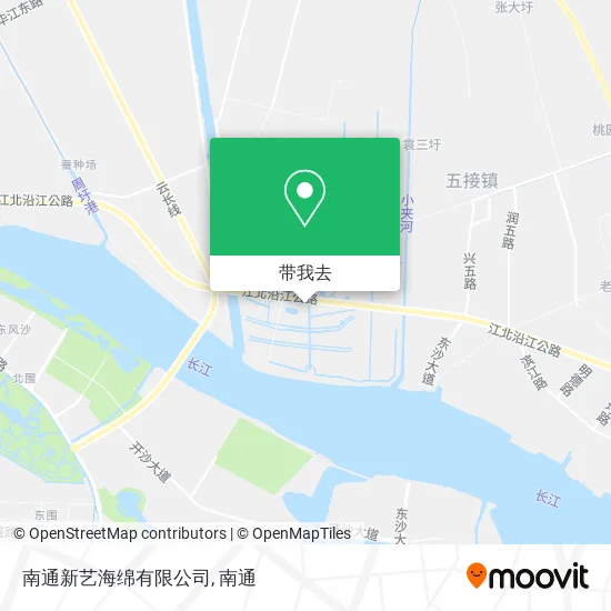 南通新艺海绵有限公司地图