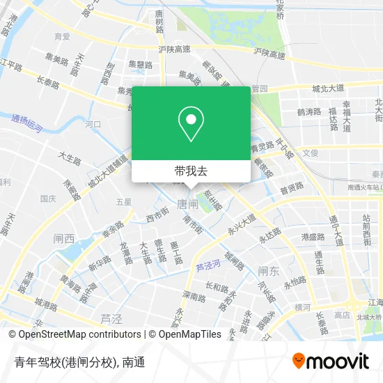 青年驾校(港闸分校)地图
