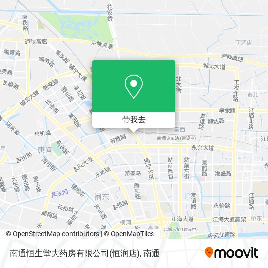 南通恒生堂大药房有限公司(恒润店)地图