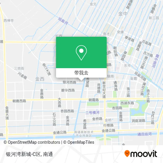 银河湾新城-C区地图