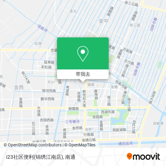 i23社区便利(锦绣江南店)地图