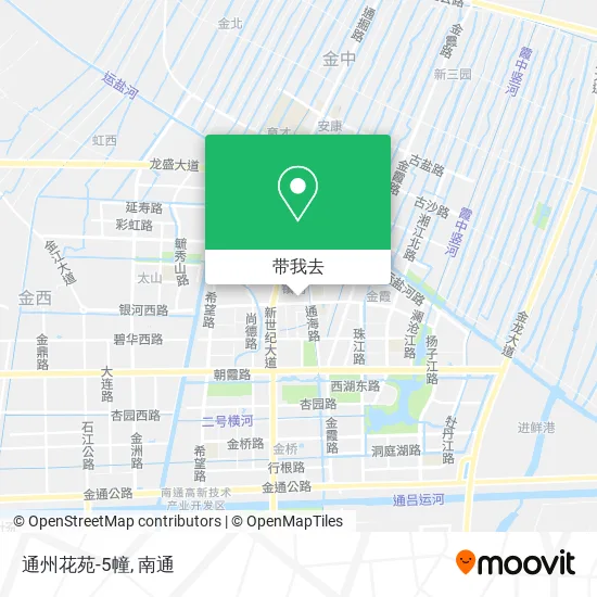 通州花苑-5幢地图
