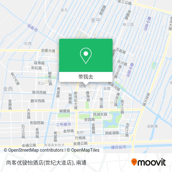 尚客优骏怡酒店(世纪大道店)地图