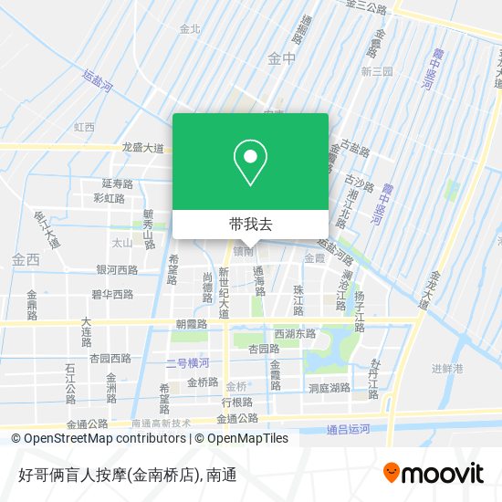 好哥俩盲人按摩(金南桥店)地图