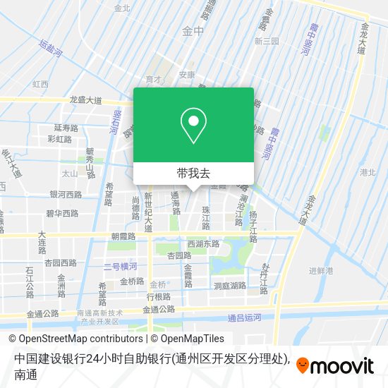 中国建设银行24小时自助银行(通州区开发区分理处)地图