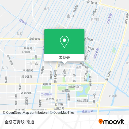 金桥石膏线地图