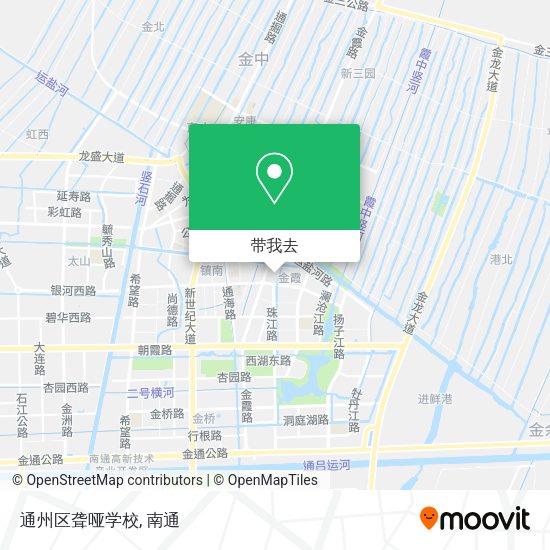 通州区聋哑学校地图