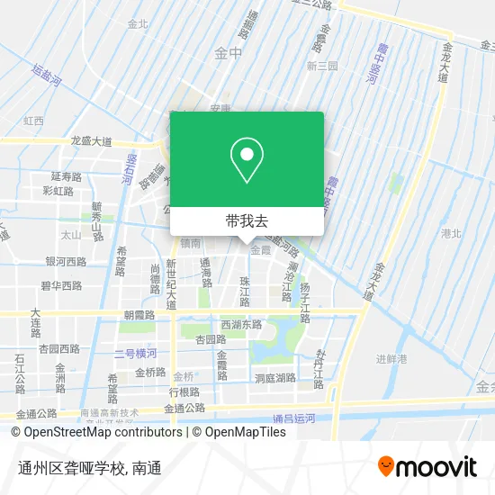 通州区聋哑学校地图