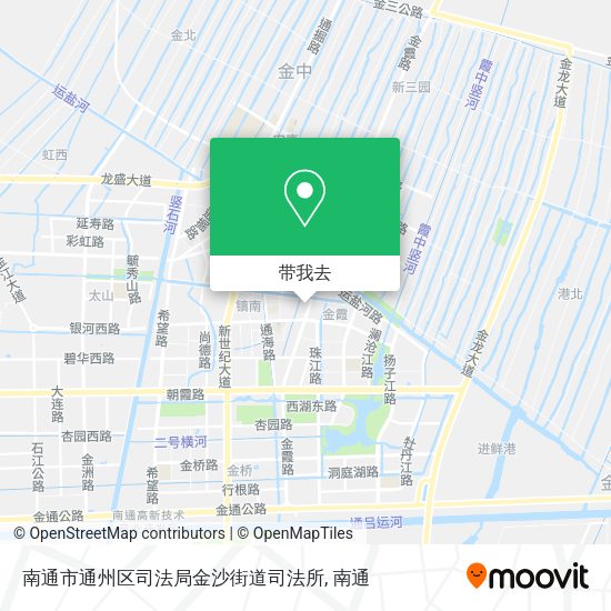 南通市通州区司法局金沙街道司法所地图