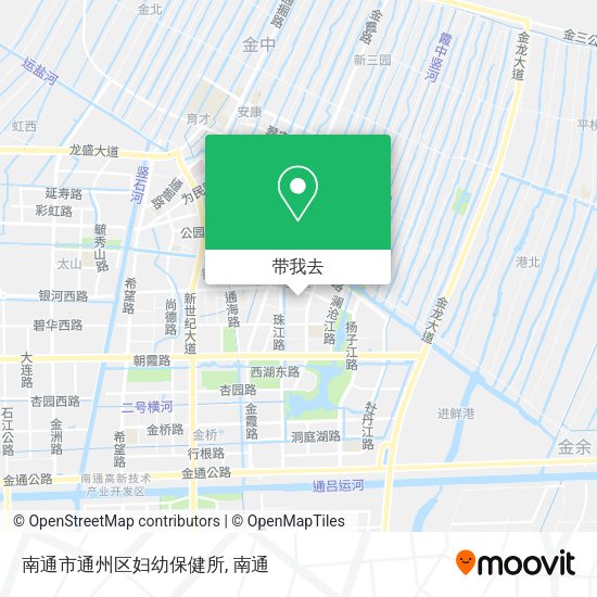 南通市通州区妇幼保健所地图