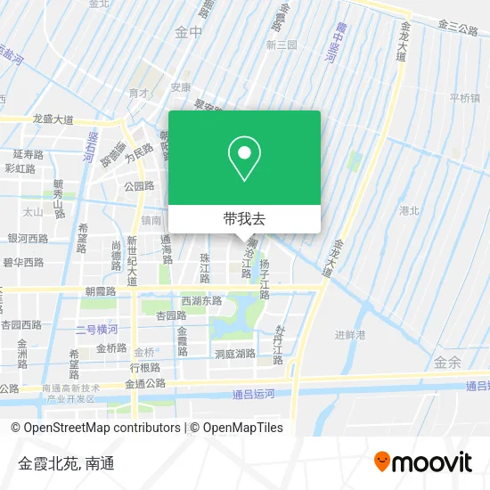 金霞北苑地图