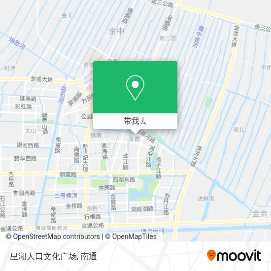 星湖人口文化广场地图