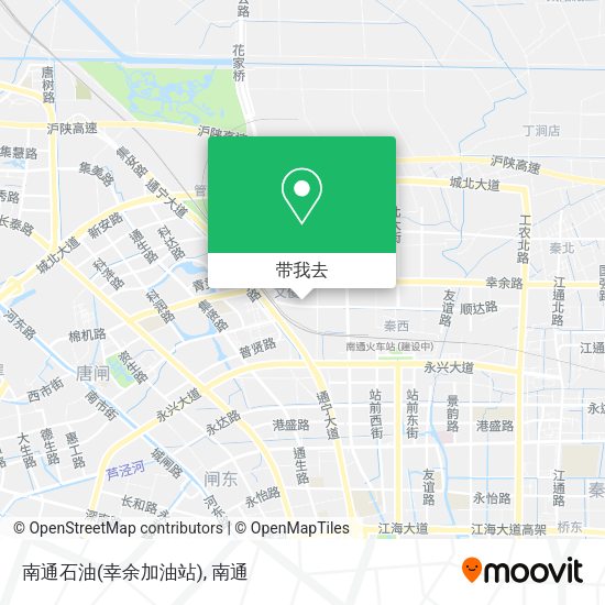 南通石油(幸余加油站)地图