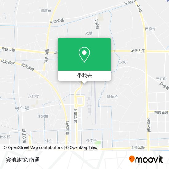 宾航旅馆地图