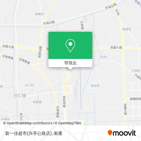 新一佳超市(兴亭公路店)地图