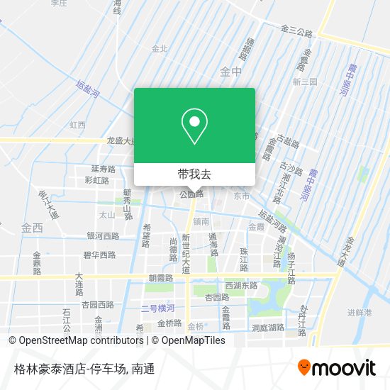 格林豪泰酒店-停车场地图