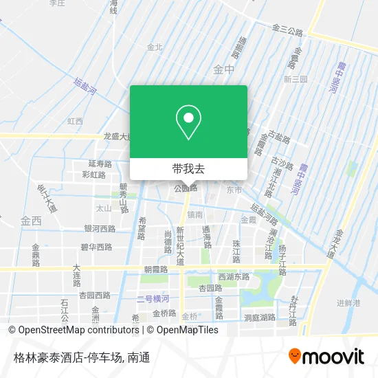 格林豪泰酒店-停车场地图