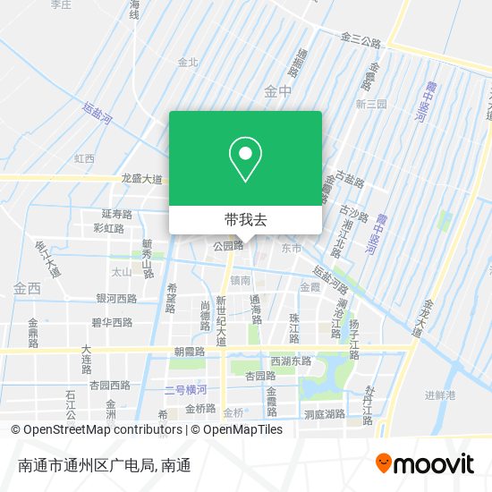 南通市通州区广电局地图