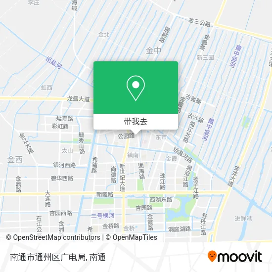 南通市通州区广电局地图