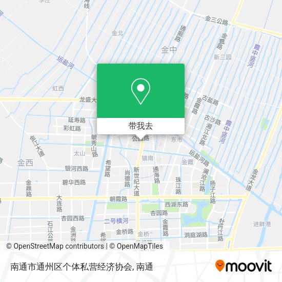 南通市通州区个体私营经济协会地图