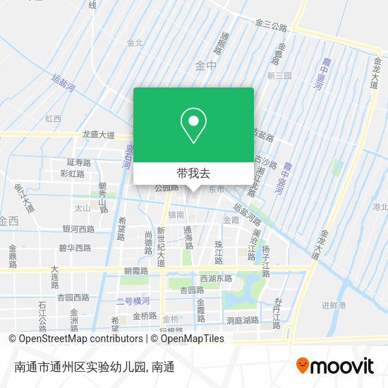 南通市通州区实验幼儿园地图
