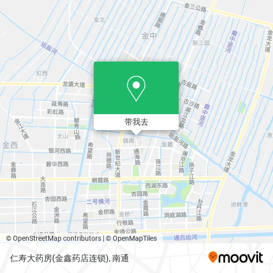 仁寿大药房(金鑫药店连锁)地图