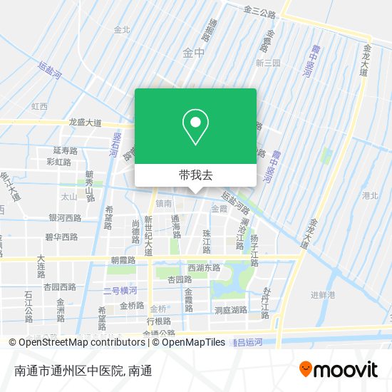 南通市通州区中医院地图
