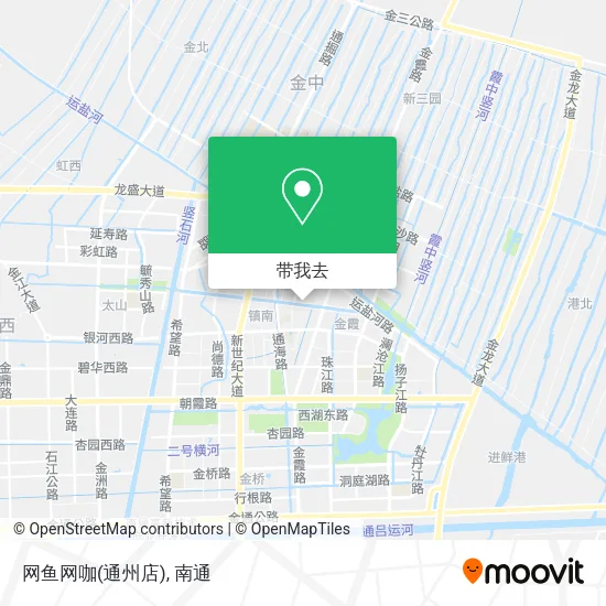 网鱼网咖(通州店)地图