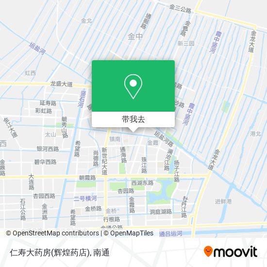 仁寿大药房(辉煌药店)地图